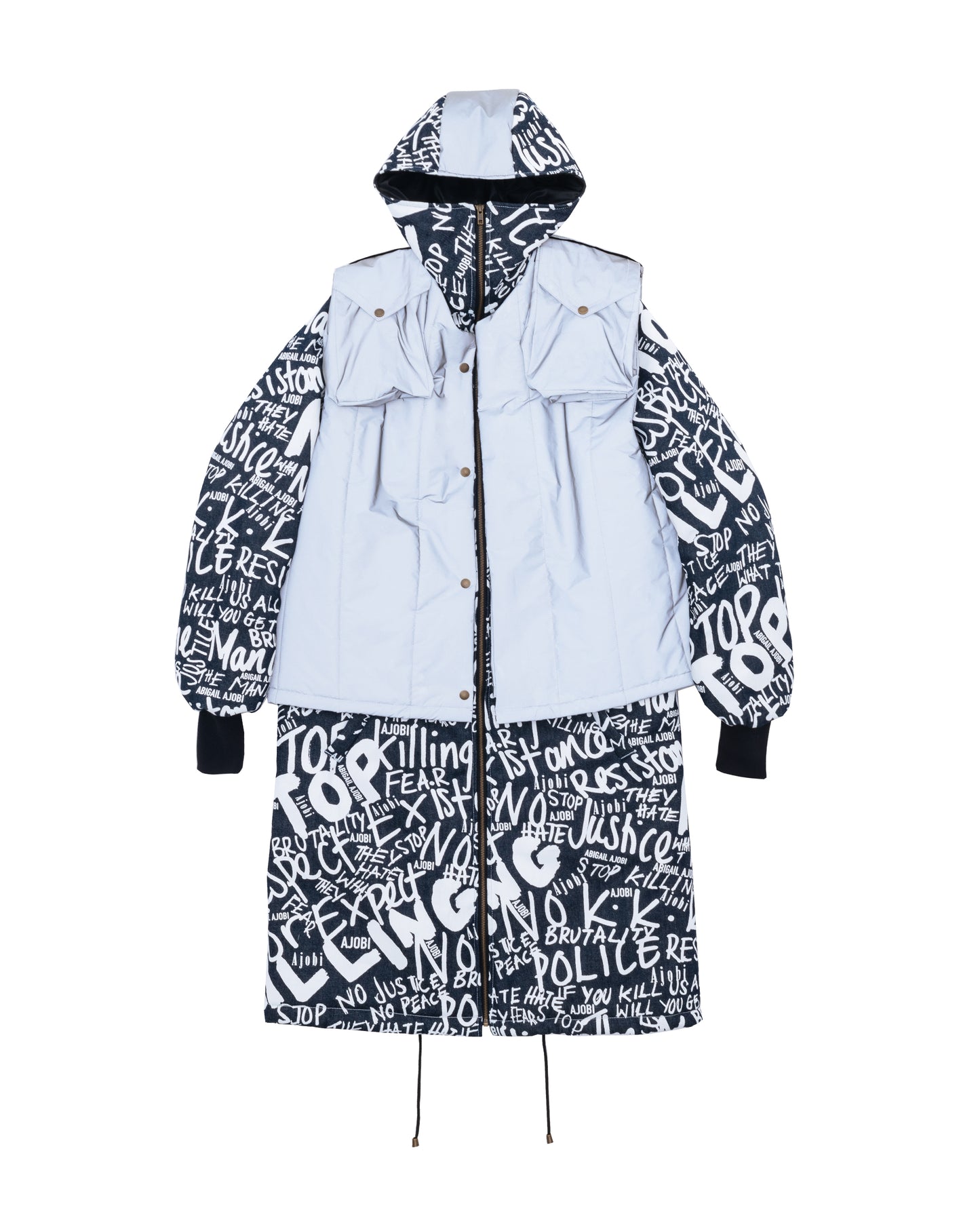 HATE FEAR CONVERTIBLE COAT