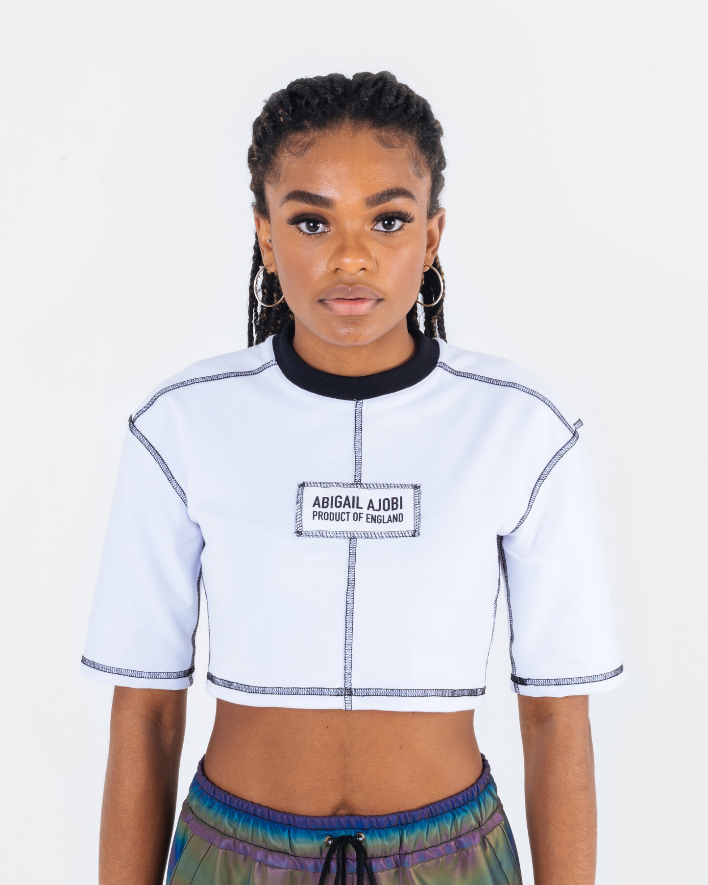 AJOBI LOGO T-SHIRT (CROPPED)