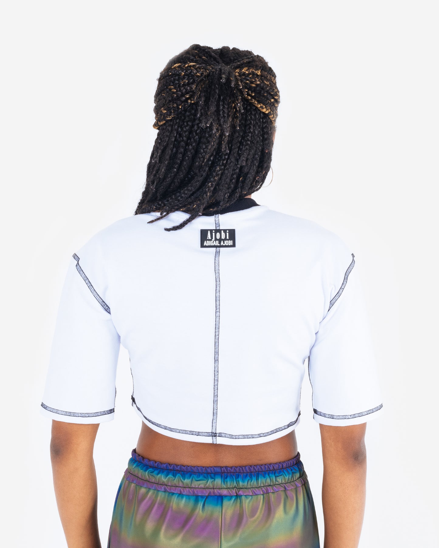 AJOBI LOGO T-SHIRT (CROPPED)