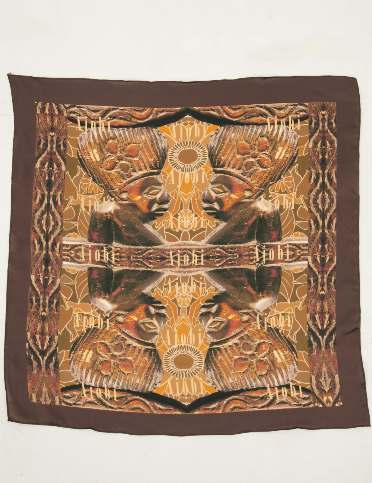 Blanket Print Silk Scarf