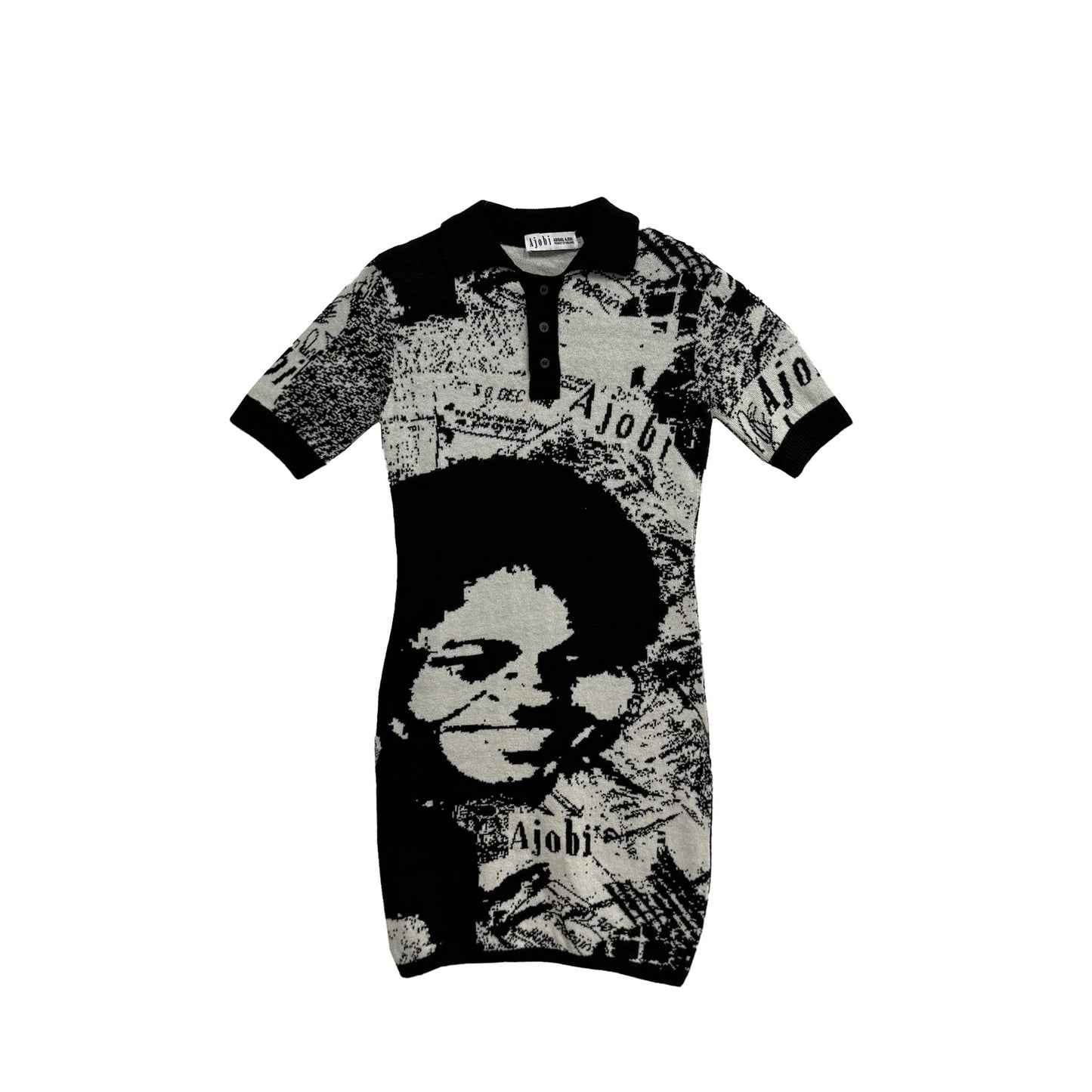 International Love Print Dress