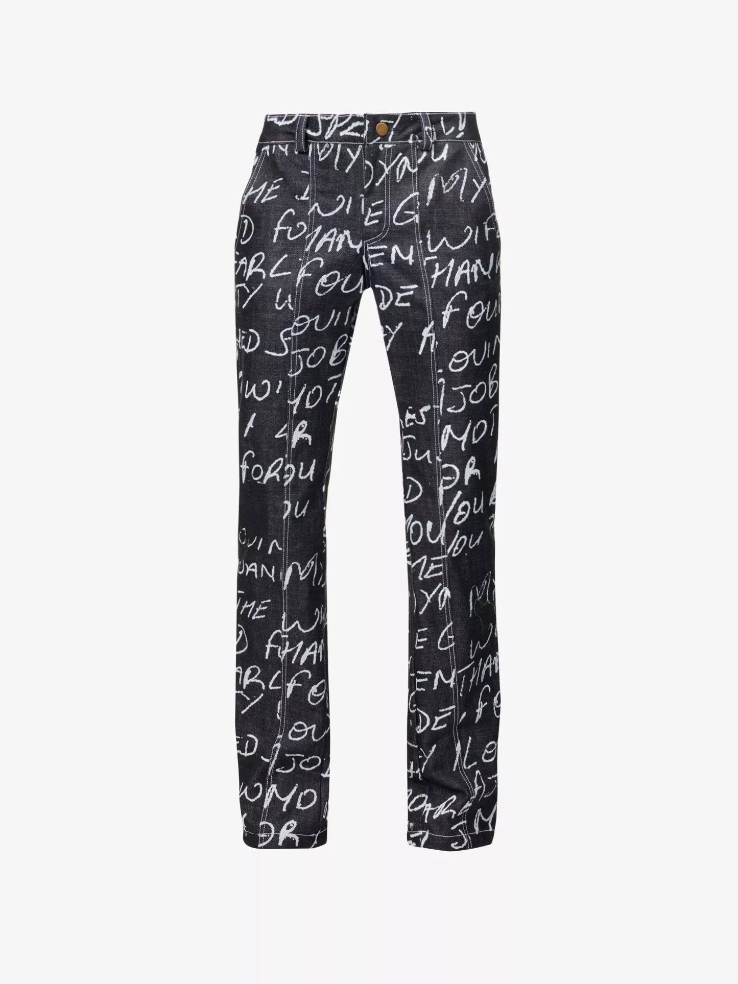 Love Letter Print Trousers