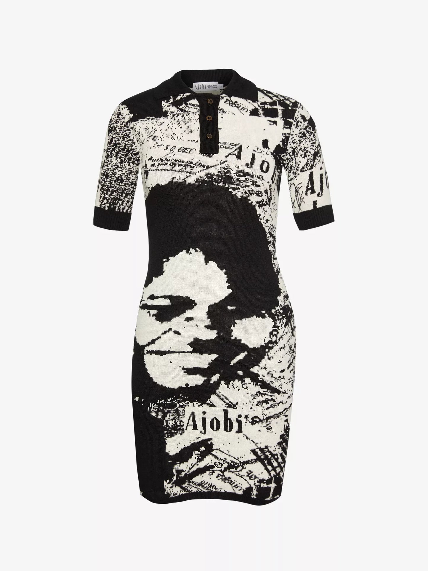 International Love Print Dress