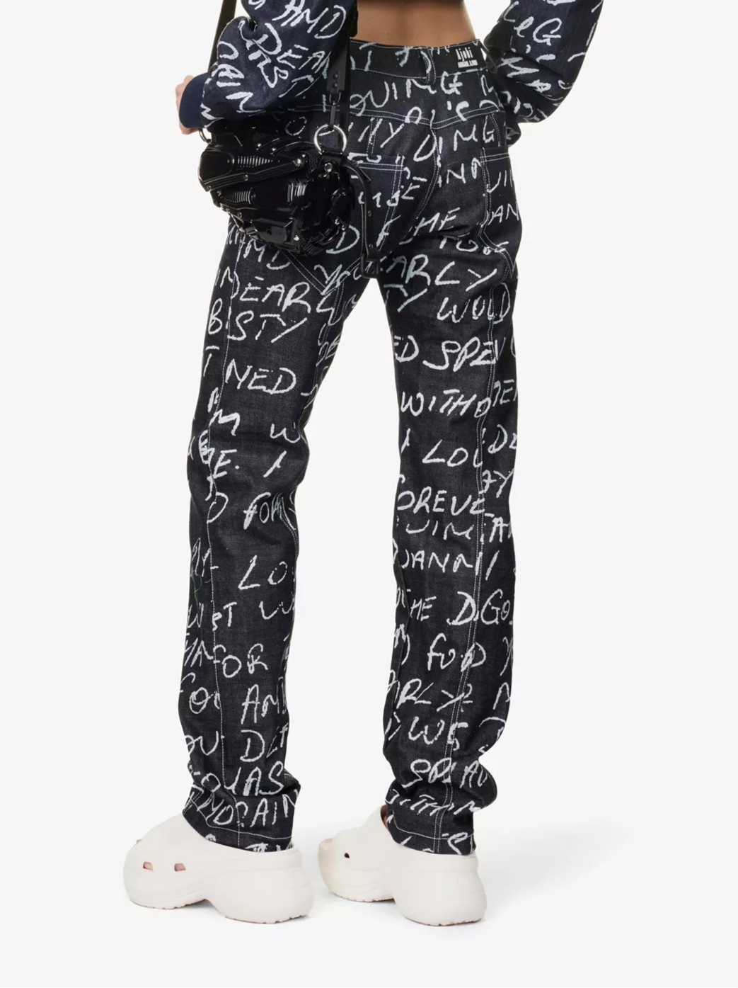 Love Letter Print Trousers