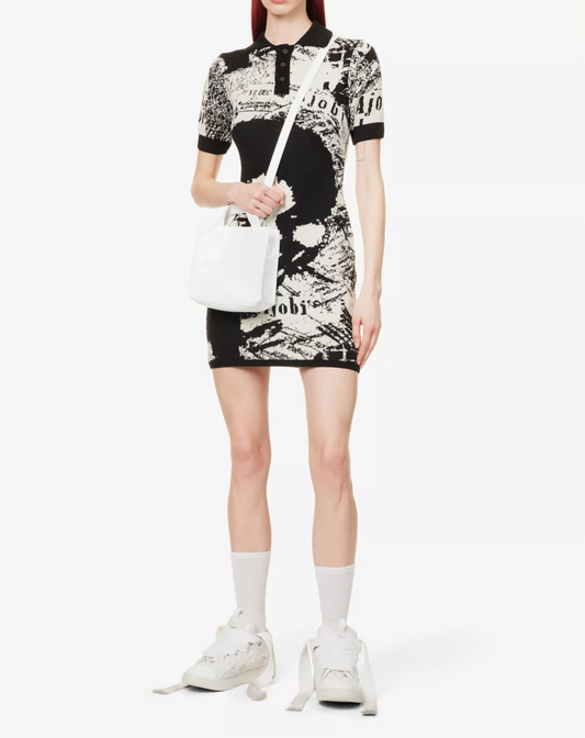 International Love Print Dress